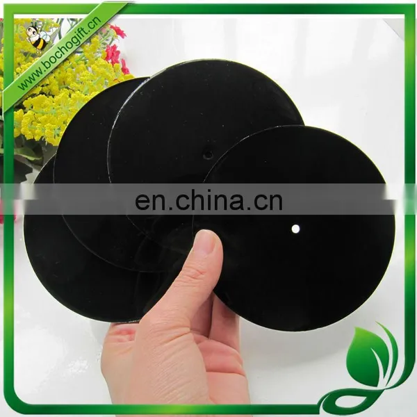Record Coaster With Printed Logo, Custom Vinyl Style Mat, Vinyl Non-slip Mat photo-4