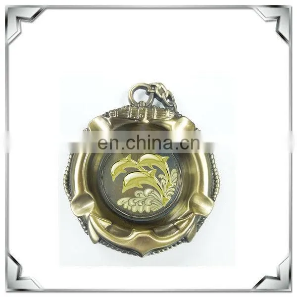 Hot Sell Cheap Antique Metal Spinning Souvenir Ashtray photo-3