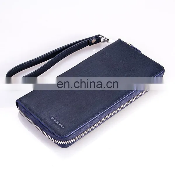 Realiable Quality New Style Bule Leather Popular Ladies Leather Wallet Sellers photo-3