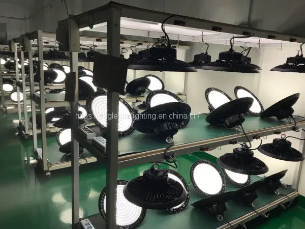 160LPW DLC Premium ETL CETL 100-277V AC 100W LED UFO High Bay Light photo-3