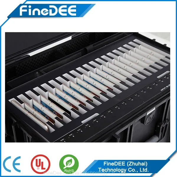 Charging Cart for 20 Tablets/ IPad Charging Trolley/ 20 Ports Tablet Charging Cabinet for School photo-5
