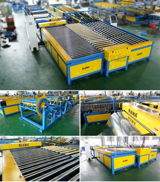 U Shape Rectangular Air Duct Making Auto Line Pipe Grooving Machine photo-5