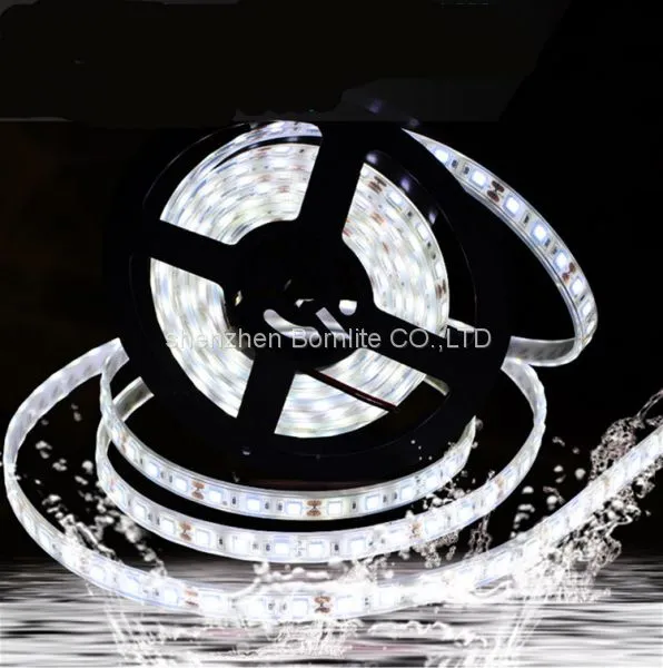 5050 SMD LED наружные светодиодные ленты на постоянном токе 12В с силиконовым покрытием