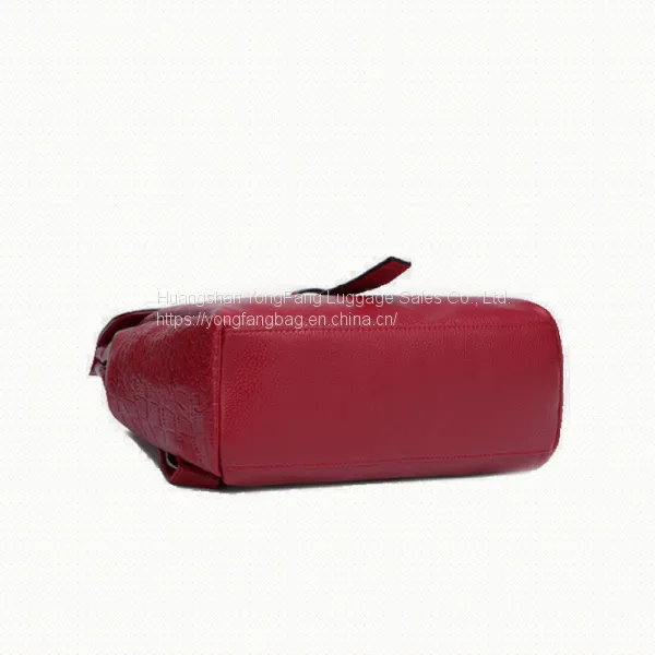 European and American Fashion Backpack Spring and Summer New Women's Bag Crocodile-print Leather Shoulder Bag photo-4