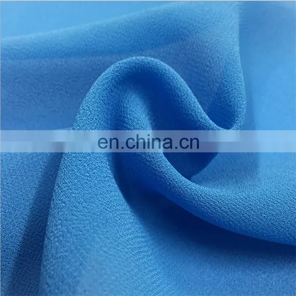 Chinese Supplier 75D 92% Polyester 8% Spandex 4 Way Stretch Moss Crepe Fabric Pants Fabric photo-2