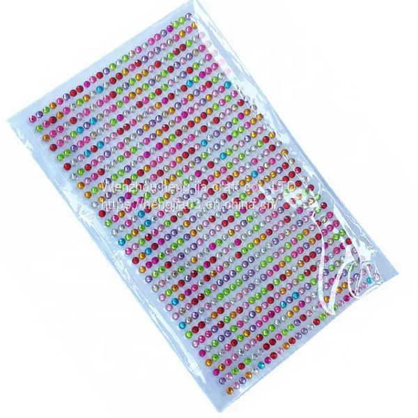 Art Crystal Diamond Rhinestone Self Adhesive Scrapbooking Stickers For Children's Toys photo-4
