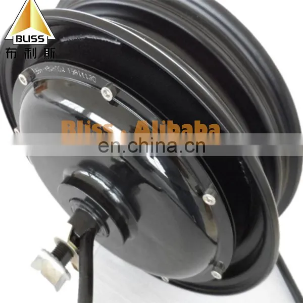 Manufacturers Supply 1500W Brushless DC Wheel Hub Spoke Motor Electric Bike Modified Motor Brushless Hub Motor photo-4