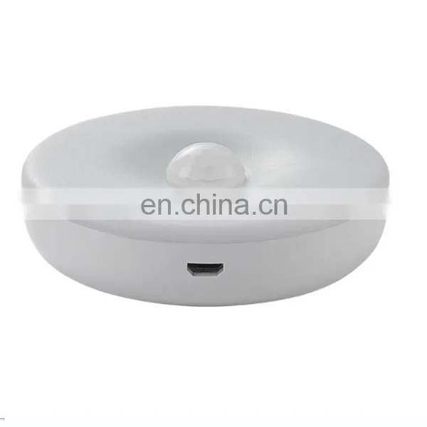 Mini Intelligent Indoor Flood Switch Motion With Rechargeable Battery Led Sensor Night Light for Cabinet Bedroom photo-3