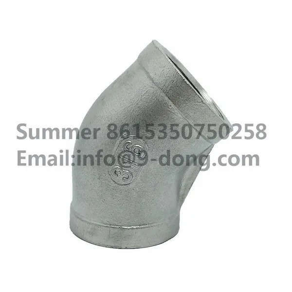 Stainless Steel Pipe Fittings 45LB 45 Degree Elbow photo-5