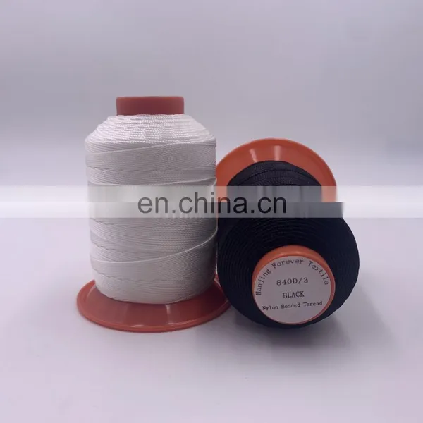 China Factory Supply Wholesale Stocklot High Tenacity Bonded Nylon Tex270 Thread photo-5