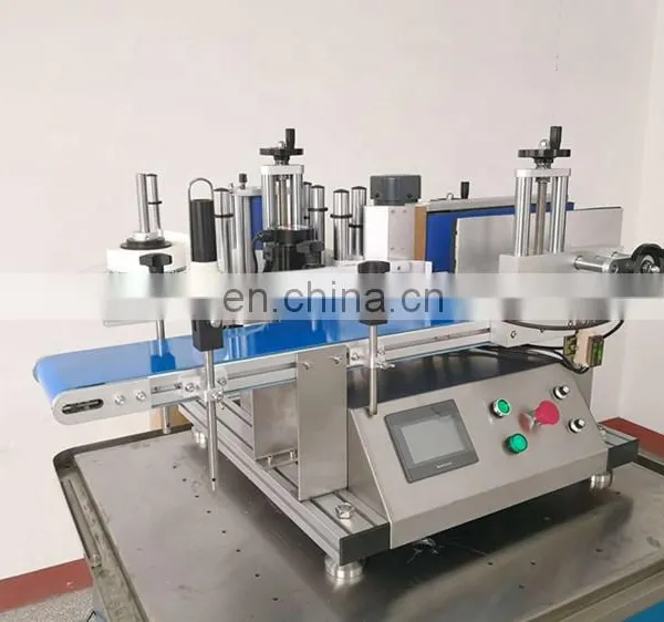 Tabletop Vial Sticker Labeller Automatic Round Bottle Labeling Machine photo-4