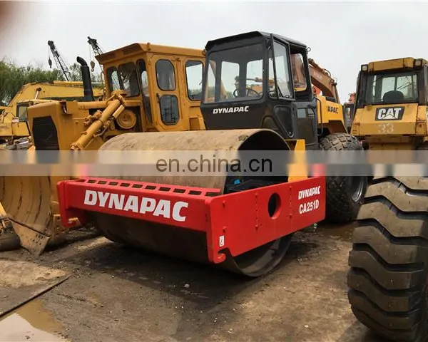 Second Hand Road Roller Dynapac Ca251 Ca301 Ca602 , Single Drum Road Roller , Dynapac Compactor Machines photo-2