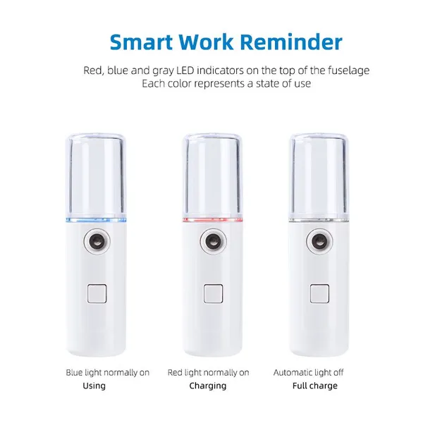 20ml Essential Oil Diffuser Portable Nano Air Humidifier photo-2