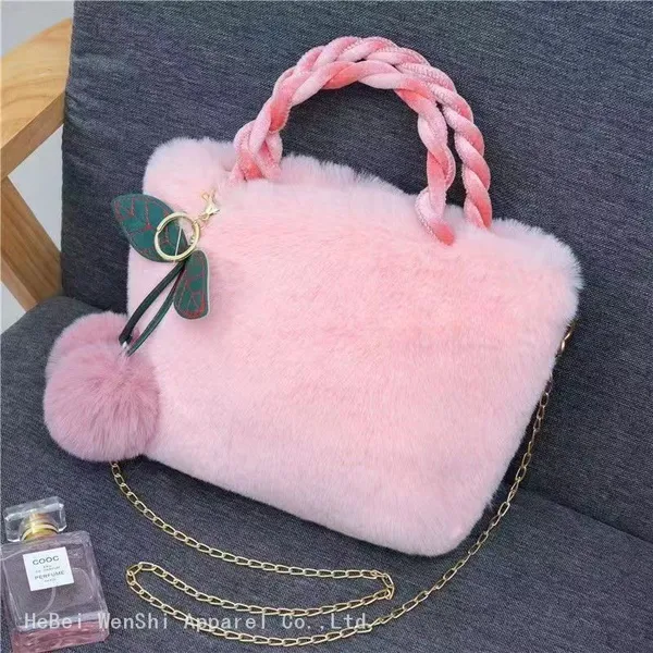 09Plush Bag Cherry Handbag Ladies Fashion Trend Crossbody Bag Shoulder Bag Cute Wholesale photo-5