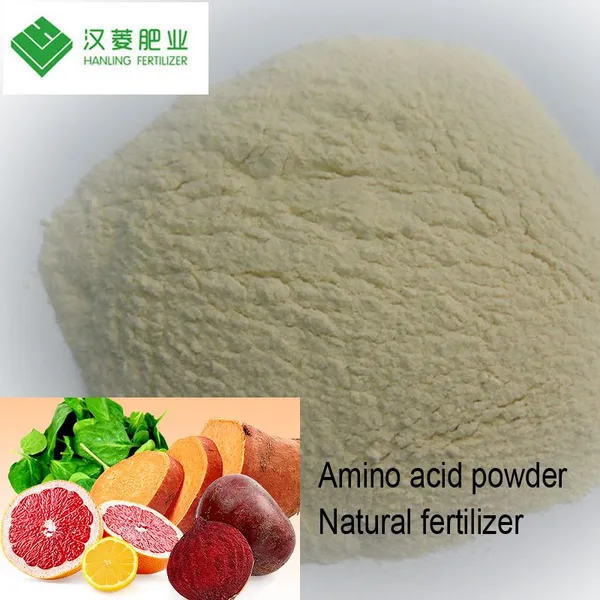 Soluble Complex Amino Acid Powder Fertilizer 80% Raw Material