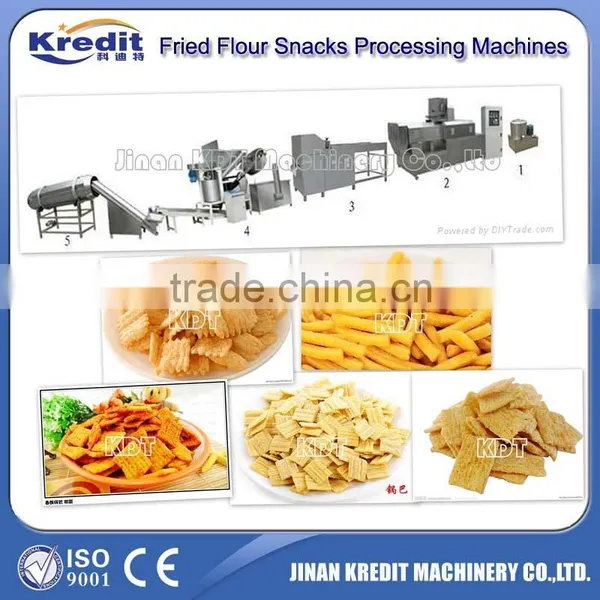 Fried Flour Snacks Food Machine/Fried Flour Snacks Extruder/Fried Flour Food Processing Line/High Quality photo-2
