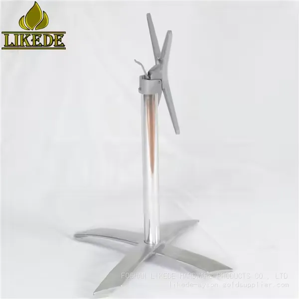 Stackable Aluminum Folding Table Base Restaurant Furniture Legs Foldable Table Frame photo-5