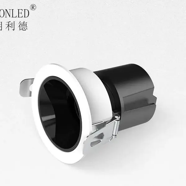 High Quality Painting Aluminium Housing 8 15 24 38 55 Lens Anti-Glare Spotlight Adjustable Recessed Led Downlight SpotLight