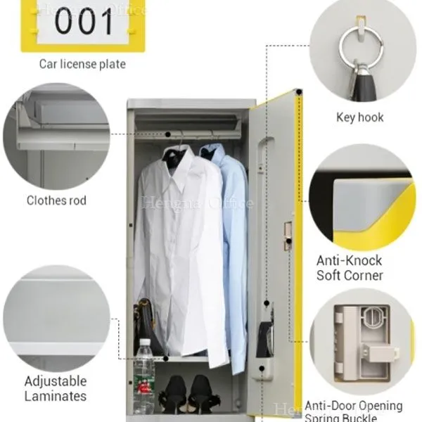 Eco-friendly Plastic Locker With RFID Smart Lock |Soft-angle Design |930mm Height 1-Tier Vertical for Executive Office and Golf Club-Serving US photo-5