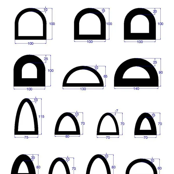 Rubber Extrusion Profile for Marine Ship Racing Protection Dock Epdm Bumper Strip Boat B Shape Rubber Fenders photo-5