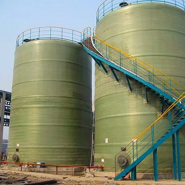 Hydrochloric Acid Fiberglass Reinforced Plastic Storage Tank, Brine Tank, Storage Tank and Elevated Tank. Specifications and Sizes Can be Customized. photo-4