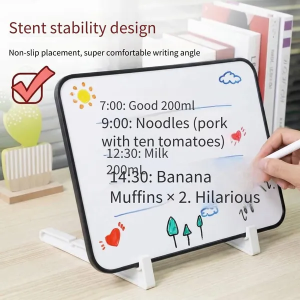 Double-sided Magnetic Hanging Whiteboard, a Portable Writing Board for Children's Graffiti, Suitable for Home Use, Leaving Messages, and Office Reminders