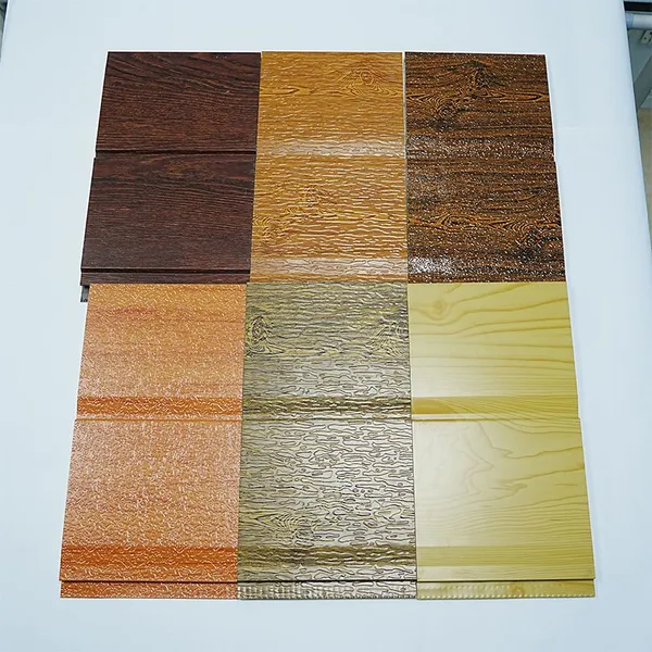 Energy Efficient Metal Embossed PU Insulated Wall Panel for Commercial and Industrial Projects photo-4