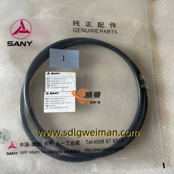 Kits de joints toriques d'origine Sany A820606020001 pour pièces de rechange de pompe à béton Sany