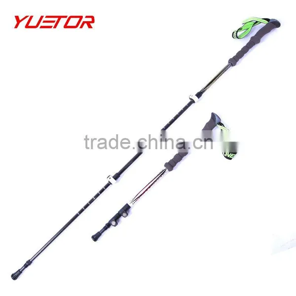 External Quick Lock 80% Carbon Fiber Trekking Pole Climbing Stick Supplier's Choice photo-3