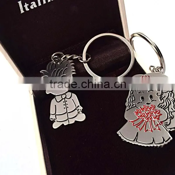 Customized Metal Best Seller Custom Metal Key Chain for Couple photo-2