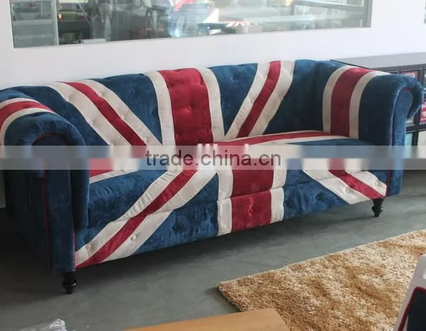 SF-4092-1 Luxury Office Union Jack Sofa photo-2