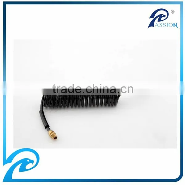 5mm * 8mm PU/Polyurethane Spiral Air Hose With Brass Fitting photo-2