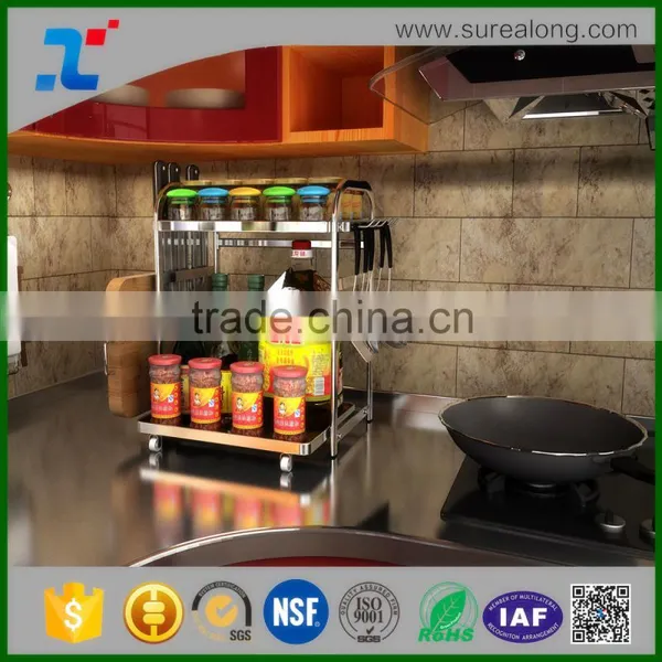Kitchen Stainless Steel Seaoning Rack photo-6