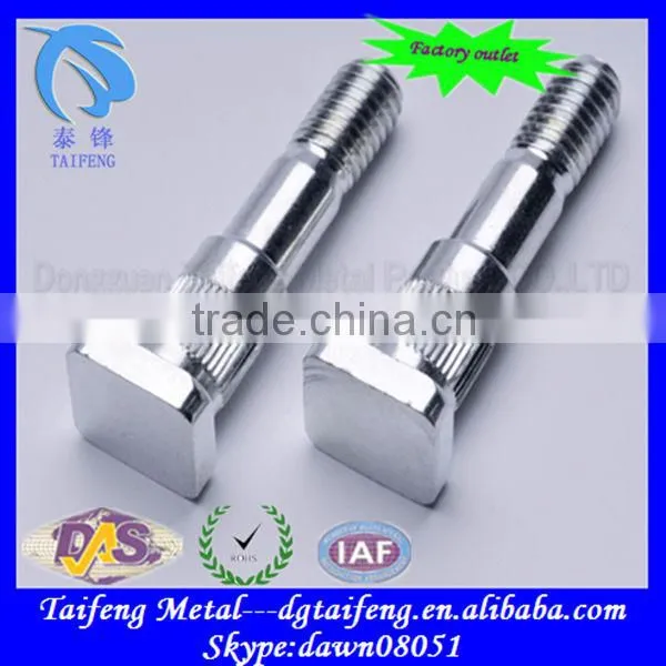 t Head Stainless Steel Shoulder Bolt With Knurling