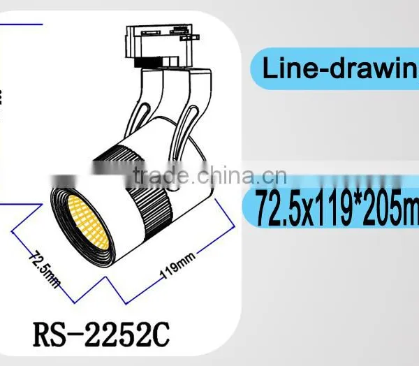 Ronse 10W COB Led Track Light High Quality Good Price photo-2