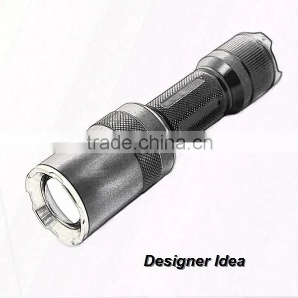 (160268) High Power Waterproof 18650battery Adjustable Focus Tactical Best Torch Light photo-2