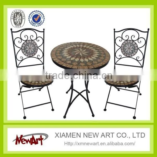 Metal Frame Mosaic Garden Furniture photo-4