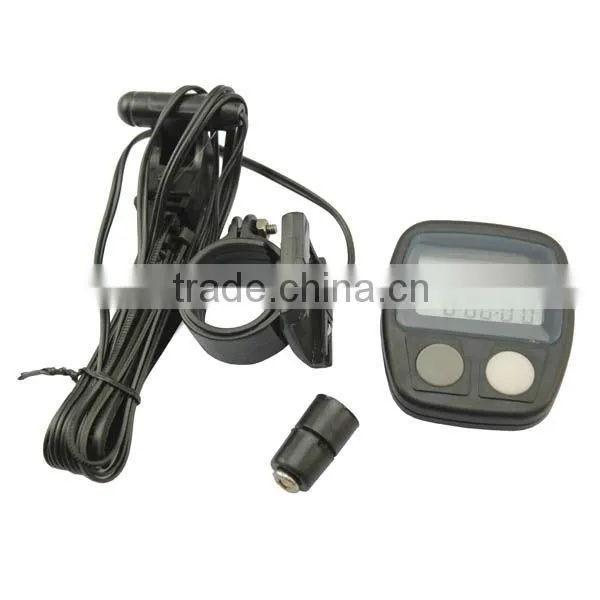 Bicycle scooter LCD Computer wireless Odometer Speedometer Waterproof with Sensors Kit