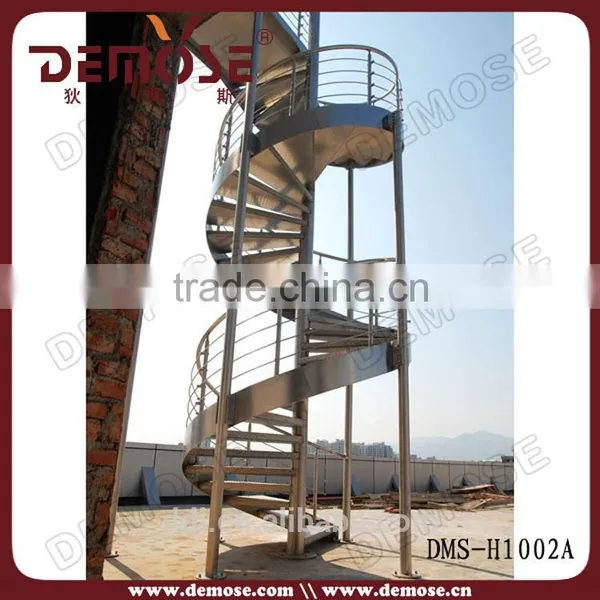 Tread India Spiral Railing Metal Outdoor Stairs photo-4