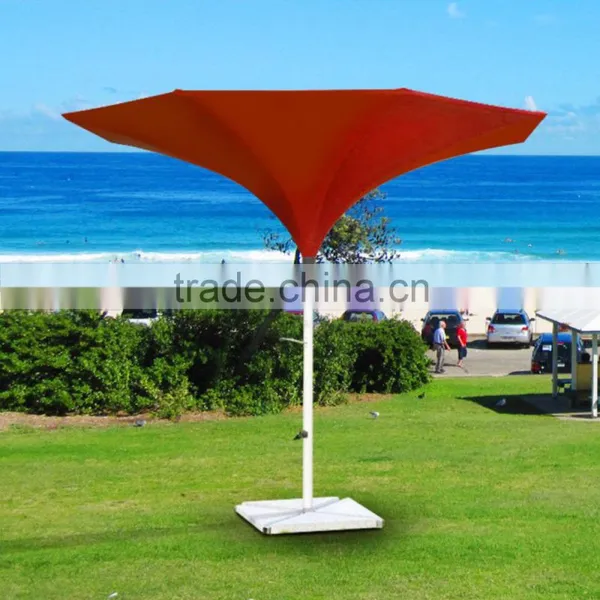 Trendy Unique Design Decorative Flower Shape Outdoor Patio Garden Pool Side Outside-in Upside Tulip Mushroom Inverted Umbrella Quality Choice photo-3