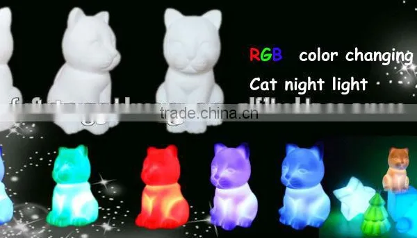 Kids Gift Cat Night Light With LED photo-6