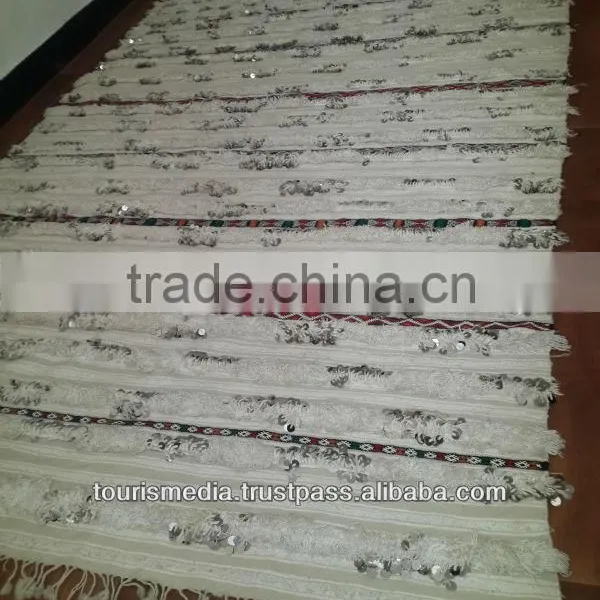 Vintage Moroccan Wedding Blanket 245cm x 138cm Wholesale of Handira