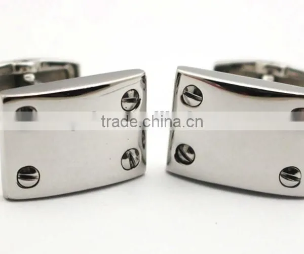 Promotional Bulk Stainless Steel Cufflink For Men photo-2