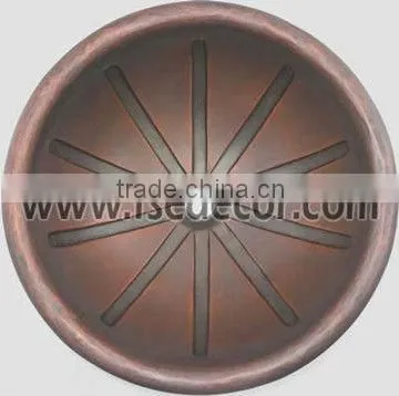 Hotel Bathroom Desorative Copper Wash Basin Sink FSE-CS-308