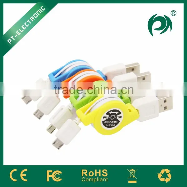 2015 New Arrival Fashionable Ultra Thin Usb Cable for Cell Phone