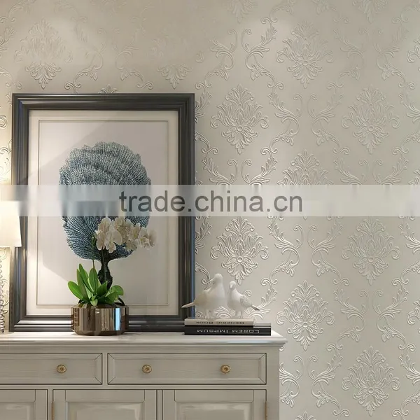 European Damascus Interior Luxury 3D Wallpaper photo-4