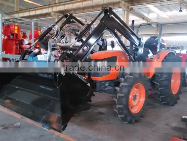 4WD 95 hp 954 Tractor Backhoe Loader With FEL 4 in 1 Bucket photo-3