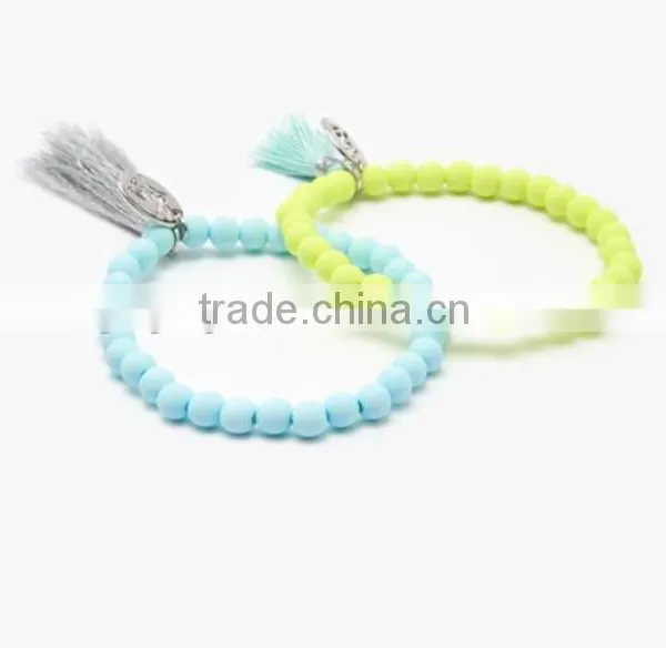 2016 Trending Products Beauty Mini Bracelet Women,beaded Jewelry Bracelet Interchangeable With Charms