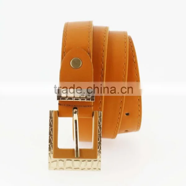 NEW Design PU Leather Dresses for Women Belt With Gold Buckle in Yiwu photo-6