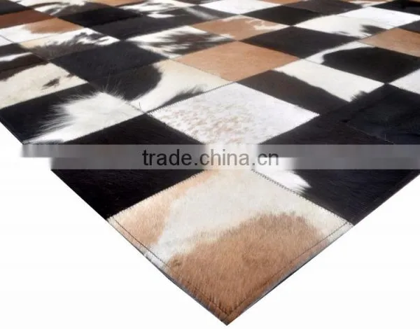 Hair-On Cowhide Leather Carpet M-76 photo-4